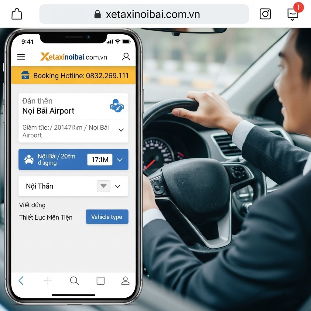 Kinh nghiệm đặt taxi Nội Bài